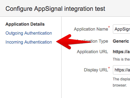 OAuth navigation